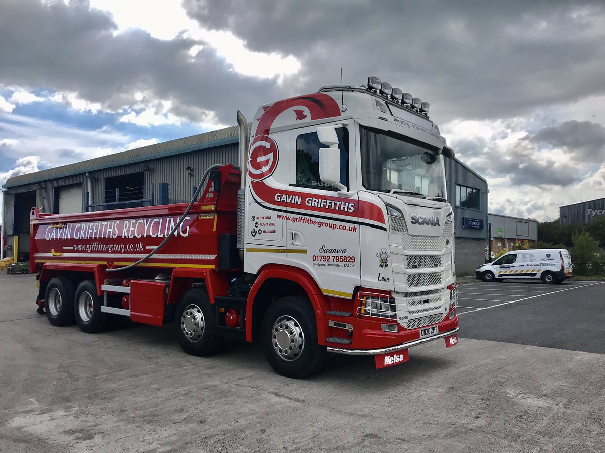What a truck this is New #Scania S650 8x4 for Gavin Griffiths Recycling , many thanks for your continued custom , supplied by #Keltruck , #Keltruckcymru 🏴󠁧󠁢󠁷󠁬󠁳󠁿 k