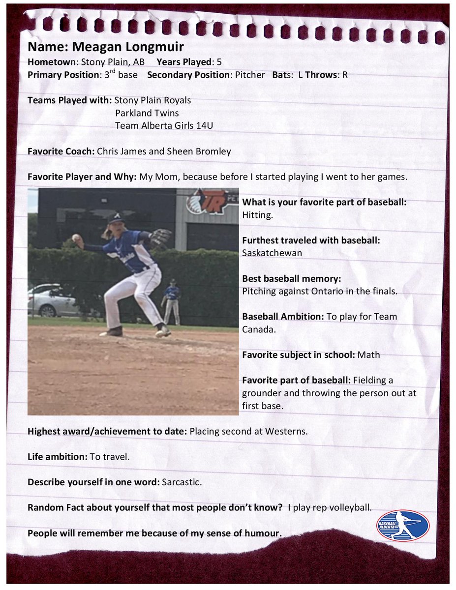 Check out our latest player spotlight!