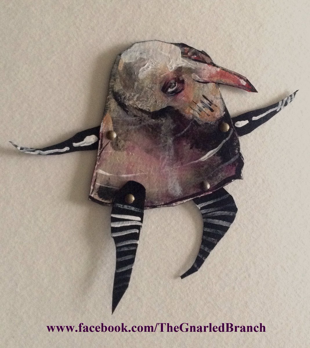 gnarledbranch's tweet image. Coming later this month-- a continuation of my kinetic paper puppet series.  #davidirvine #paperpuppet #darkart #creepy #puppet #painting #etsy #thegnarledbranch