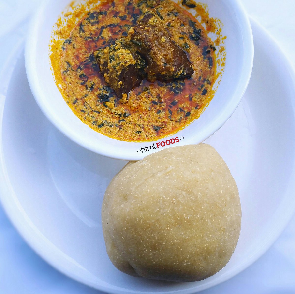 htmlfoods's tweet photo. N O W A V A I L A B L E -
-- Eba
-- Egusi Soup
-- Beef (2)
-
₦1,300 (excluding delivery)
** Goat meat, chicken and fish options available too.
Please call 09067019742 to order.
#htmlfoods #htmldiaries #htmlcafe #akure #AkureHowFar #Food #FoodForThought https://t.co/SXjuDAwBSC