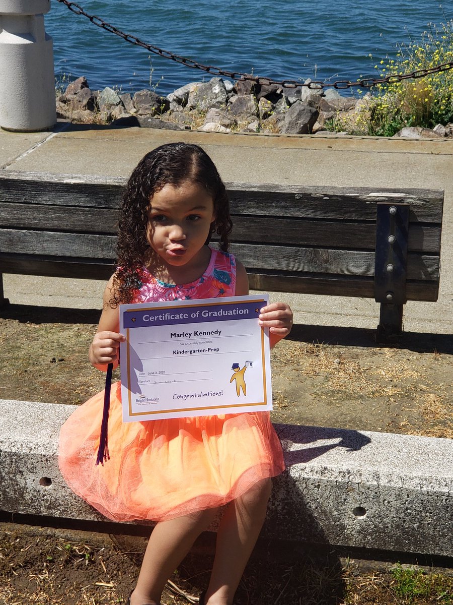 I totally forgot to post this but Marley graduated Preschool recently! June 3rd to be exact! We've come a long way with her and she will do great things. Love you wild child!