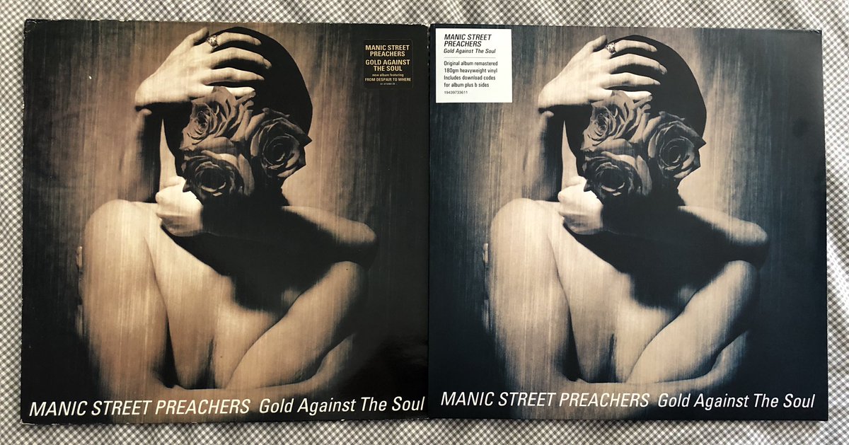 SilentRefusal's tweet photo. Gold Against Itself #GATS 1993 LP aside 2020 re-issue @manics #vinylisforlife #waxisback #manicsfamily https://t.co/ZWGT4F3bpf
