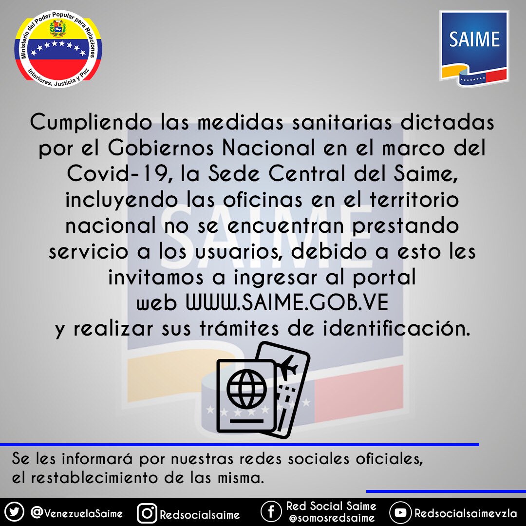 VenezuelaSaime tweet media