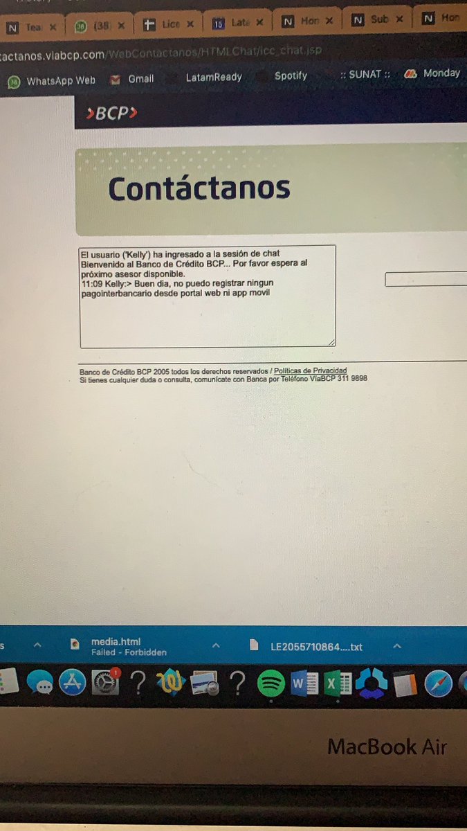 kellgiovi's tweet photo. @Enrique120527 @Persefone_71 @BCPComunica Sumemos que el numero telefonico no contesta y el chat brilla por au ausencia https://t.co/4zoTfvCVbu
