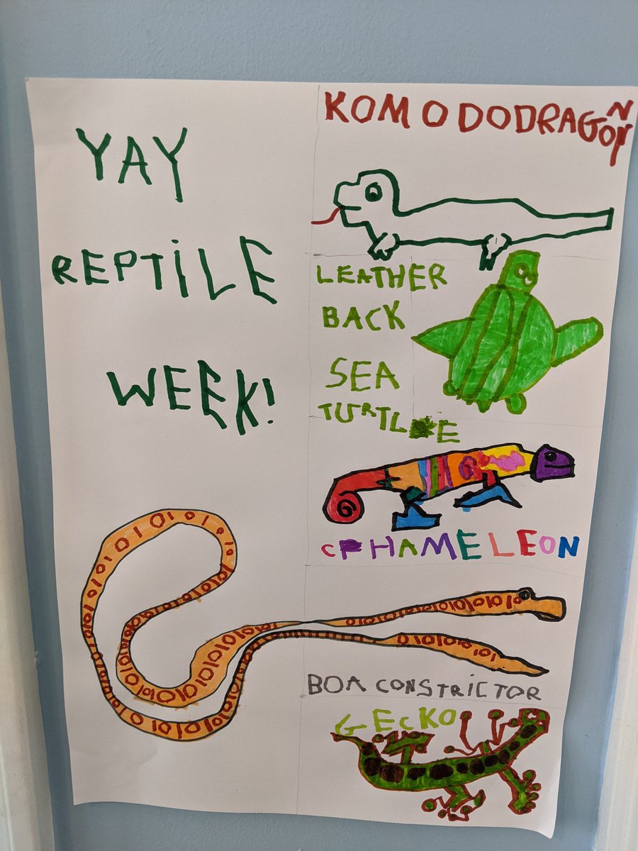 If you want something nice in your feed, here are posters from the last few weeks of the four-year-olds research projects.
