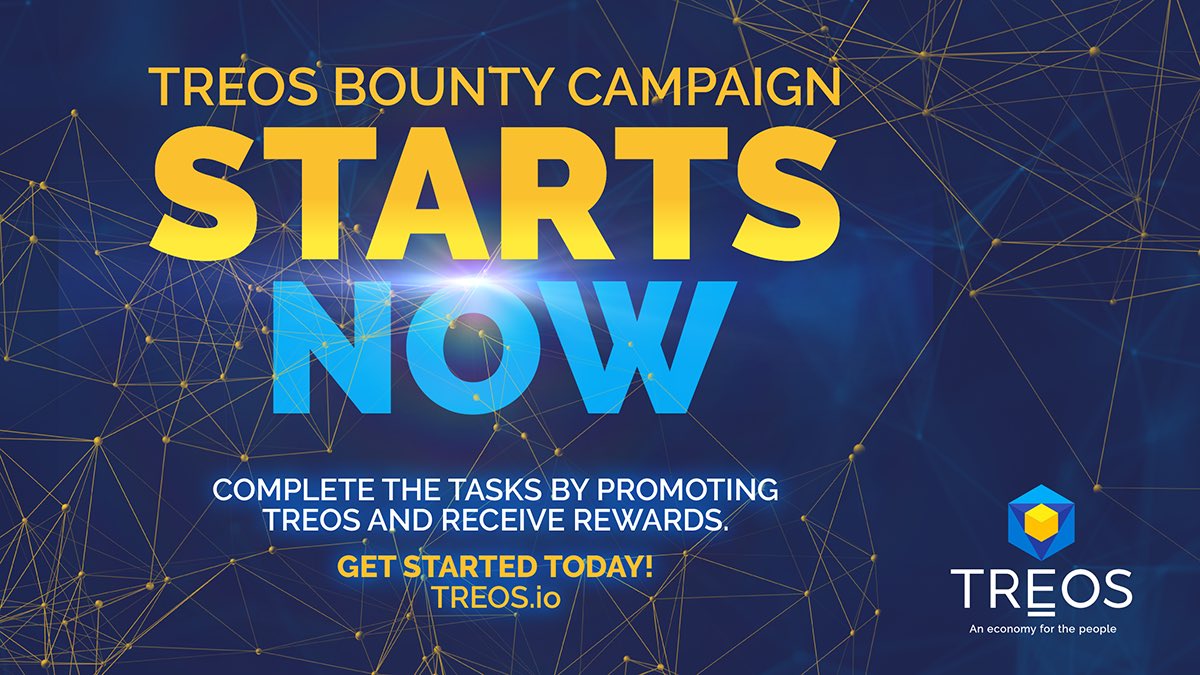 mdixon's tweet image. #RT @TreosOfficial: The next #TREOS Bounty Campaign starts NOW!

Be sure to complete the tasks by promoting TREOS and receive awards! 

$TRO #StableToken #Gold #Buy #Sell #marketplace $BTC $EOS $ETH $LTC #Bitcoin #Crypto #CryptoNews #BitcoinNews