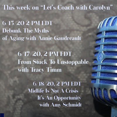 CarolROwens's tweet photo. This week we have three exciting shows planned for #LetsCoach with Carolyn. Our guest will be @BrioAnnie, @thetracytimm, &amp; Amy Schmidt.  Tune in at the scheduled time as we record the episodes live by clicking this link - https://t.co/3gA9wKPd3J or call (773) 897-6124. 😉💞 https://t.co/KSW1oy5kjN