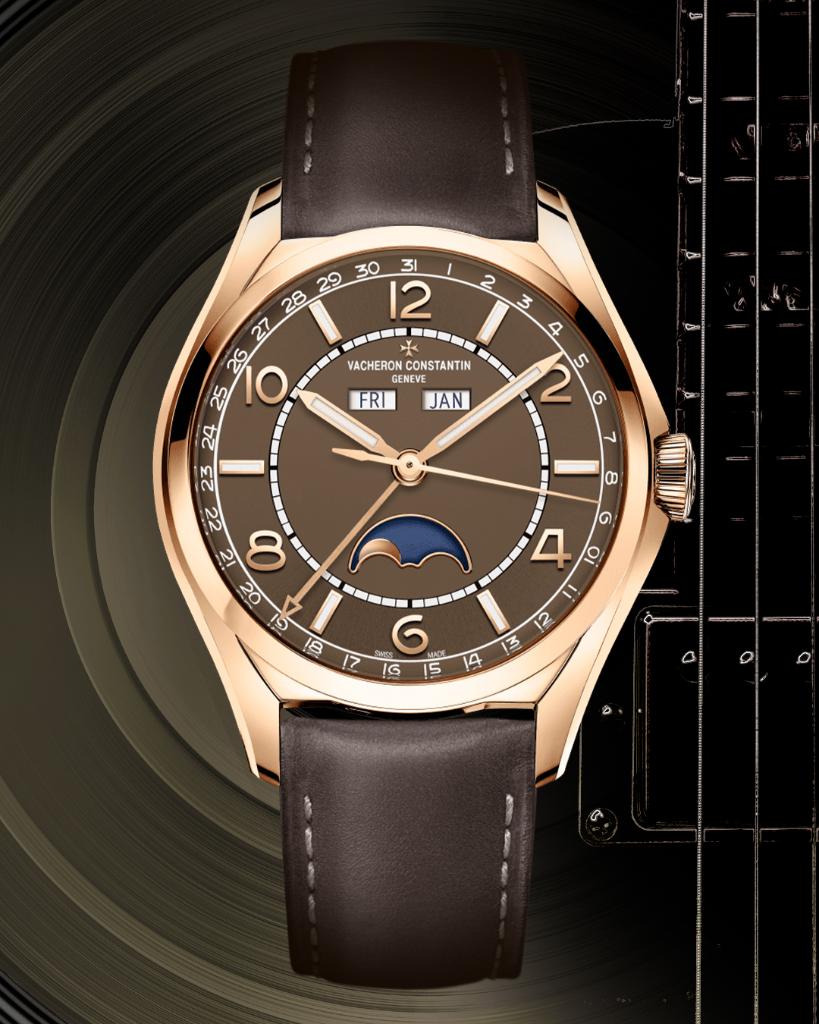 Vacheron1755's tweet photo. Warm tones. ☕

Framed by a 40 mm-diameter 18 carats 5N pink gold case, the sepia brown-toned dial of the new Fiftysix Complete Calendar is visually extended by a calfskin leather strap.

Discover: https://t.co/EOq0sONXx4 https://t.co/Os1R8mL9tE