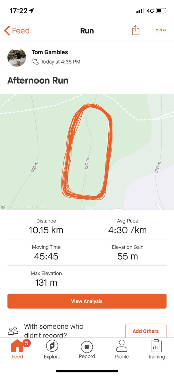 Timed run... 10.15Km in 45 minutes 🏃‍♂️