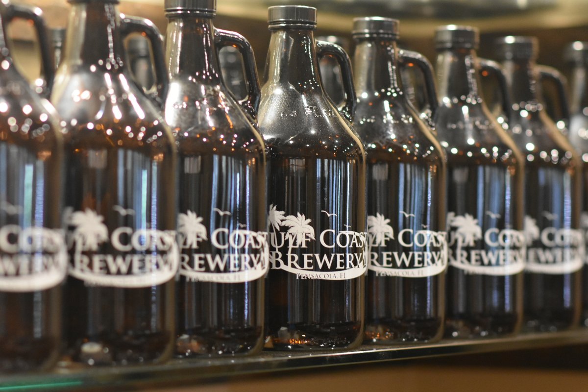 Bring your growler in to fill for 25% off all day on Monday's. For every growler I fill you will get a loyalty card but for today only. Happy hour 4-6 pm for $1 off pints of beer. We open at noon see you soon.  #growlers #growlerfills #craftbeer #supportlocal #pensacola