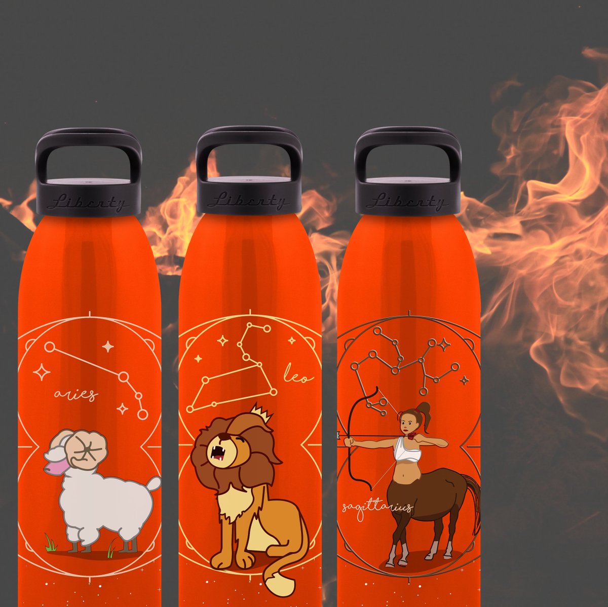 Strong and Fierce, treat the Fire Signs in your life to a little treat from our new Zodiac Collection 🔥