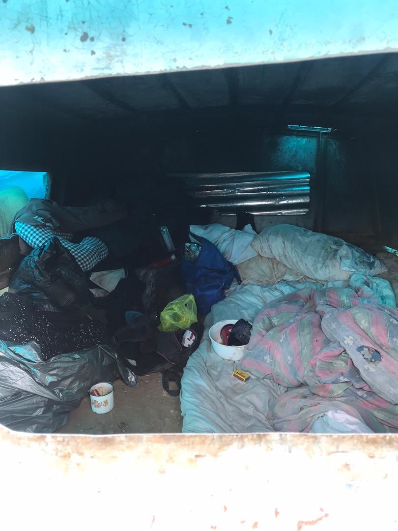 Hey guys.
Someone in this cold winter sleeps in this container. I decided to take up donations from $50.00 to raise 6k which will be enough to build him a kambashu. Please make this viral and let’s help him. Call me on 0814562282. I will be transparent with everything. Thank you.