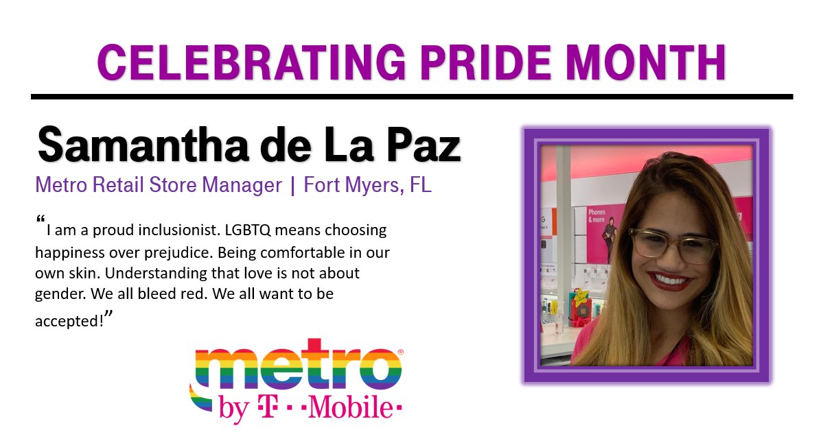 Celebrating #PrideMonth is also about inclusionists. Those that see inclusion as a way of life & will act to make sure equity is achieved around them. Today, we highlight people like @Sammiee0527, who spread happiness & understanding. Thank you to all our inclusionists! 🏳️‍🌈