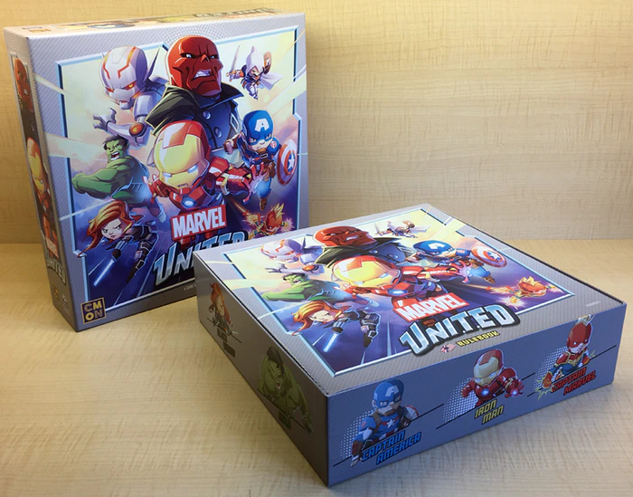 CMONGames's tweet photo. Have you seen the latest update on Marvel United? 

We received the final pre-production copy of the core box. This is pretty much exactly what you will receive in your pledge. We may be biased but - check out how great it looks!!

https://t.co/BlxsngsSJ6
#marvelunited #cmongames https://t.co/SP3D8YsHgI