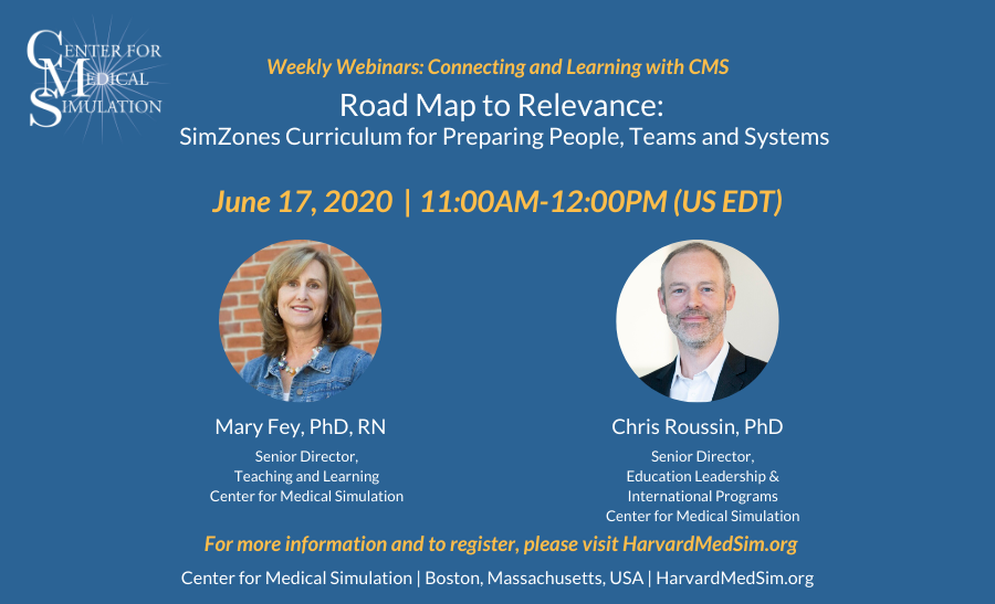 MedSimulation's tweet photo. Our June 17th webinar will introduce participants to the SimZones system of matching learners and learning objectives with optimized simulation-based learning curriculum and pathways. Register now: https://t.co/a6M02oeKul #medsim #meded #CMSWeeklyWebinars #SimZones https://t.co/WEyN2FRLod