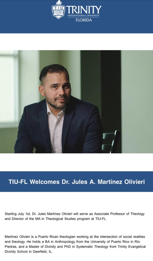 🍾🎉It is with a smile that I share this piece of personal news. Starting in July I will take the position of Associate  Professor of Theology and Director of the Masters in Theological Studies at <a href="/TIUFlorida/">TIUFlorida</a> . Getting ready for a new team! 

📷 by <a href="/ELYSANTAPHOTO/">Elysanta</a>