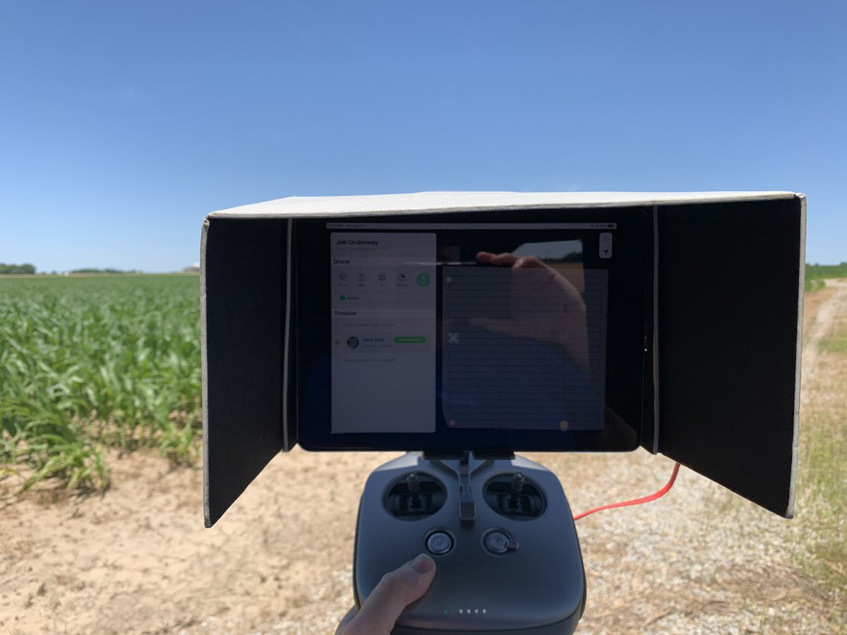 Great day to be flying! <a href="/sentera_uas/">Sentera_uas</a> <a href="/GROWMARK/">GROWMARK, Inc.</a>