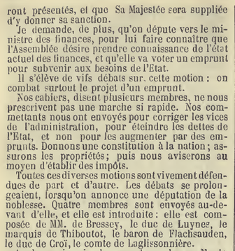 1792_1815's tweet photo. 15 juin 1789 États Généraux. #Rabaut de Saint-Etienne propose également une motion dans laquelle il arrête la suppression des impôts, puis leur création pour la durée des États Généraux et le lancement d’un emprunt. https://t.co/CL08BODHq0