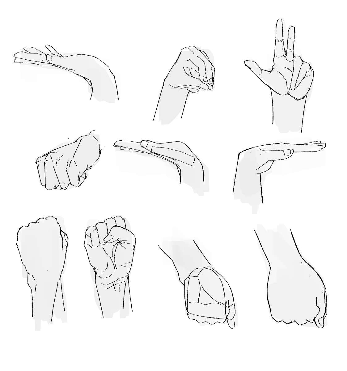 手を描く (hands drawing practice 1) #hands #fingers #anatomy #training #practice #grayscale #human #body https://t.co/7sWLR9TUIT 