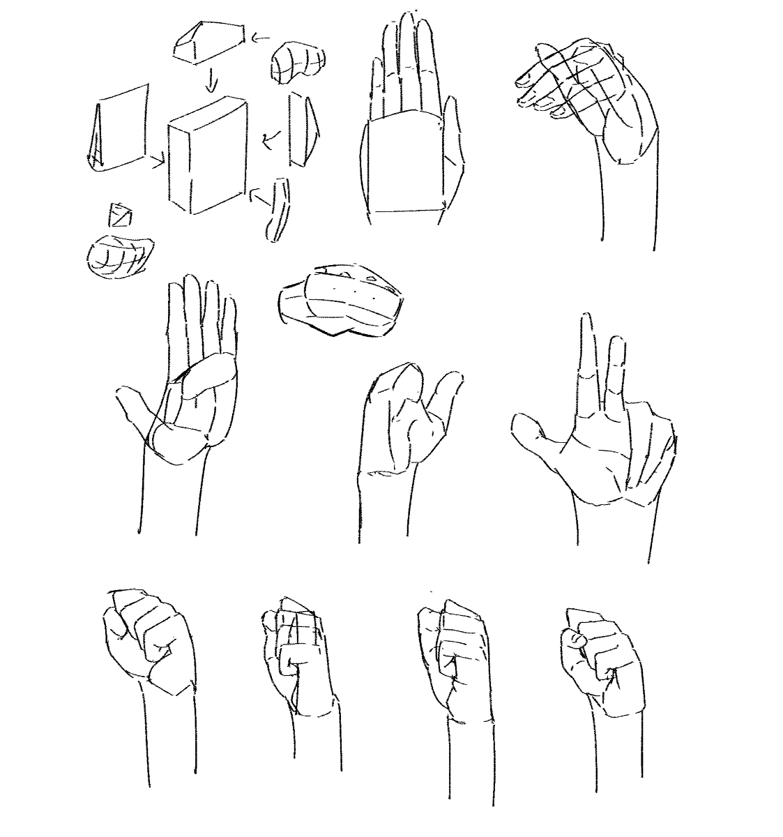 手を描く (hands drawing practice 1) #hands #fingers #anatomy #training #practice #grayscale #human #body https://t.co/7sWLR9TUIT 