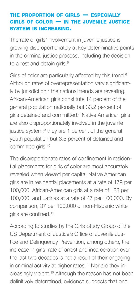 Police contact for sexually abused Black girls and other girls of color often leads to more violence.For many victims officers are a source of more abuse, not relief from it.  https://nicic.gov/sexual-abuse-prison-pipeline-girls-story