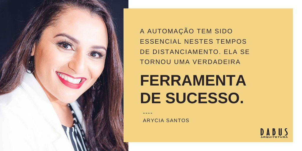 HeloisaDabus's tweet photo. O #DistanciamentoSocial intensificou o contato com a tecnologia 👩‍💻. Para a Arycia, responsável pelo Financeiro da DABUS ARQUITETURA, esse é um caminho sem volta e, cada vez mais, rumo à #automação. https://t.co/WRSZu5ZIgU