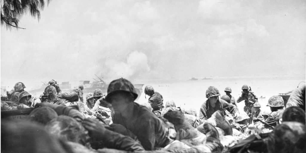 marforres's tweet photo. OTD 1944: Marines land on Saipan https://t.co/XTo5s9urrV

Photo: National Archives https://t.co/oLb0SnkxJi