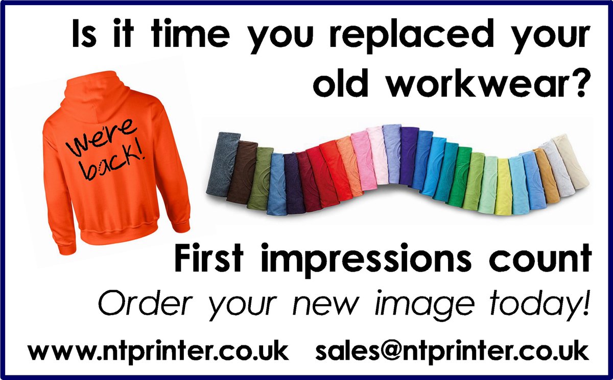 ntprinter's tweet image. We’re back!