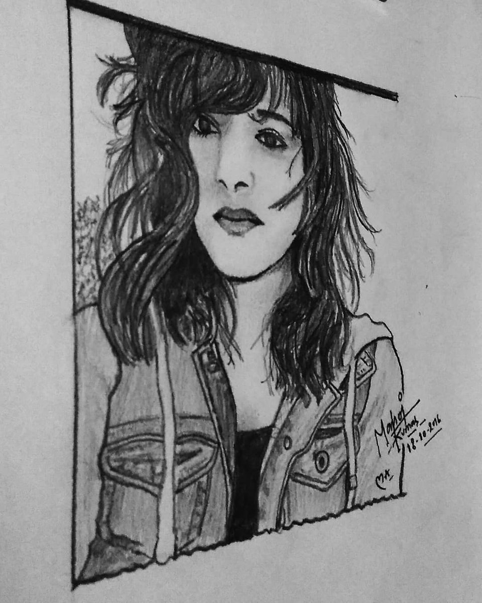 This sketch is made by manu.artloverHope you like it  @ShirleySetia Check this thread for some awesome artss... https://www.instagram.com/p/CBI24mChkgo/?igshid=644eov6zyo2s