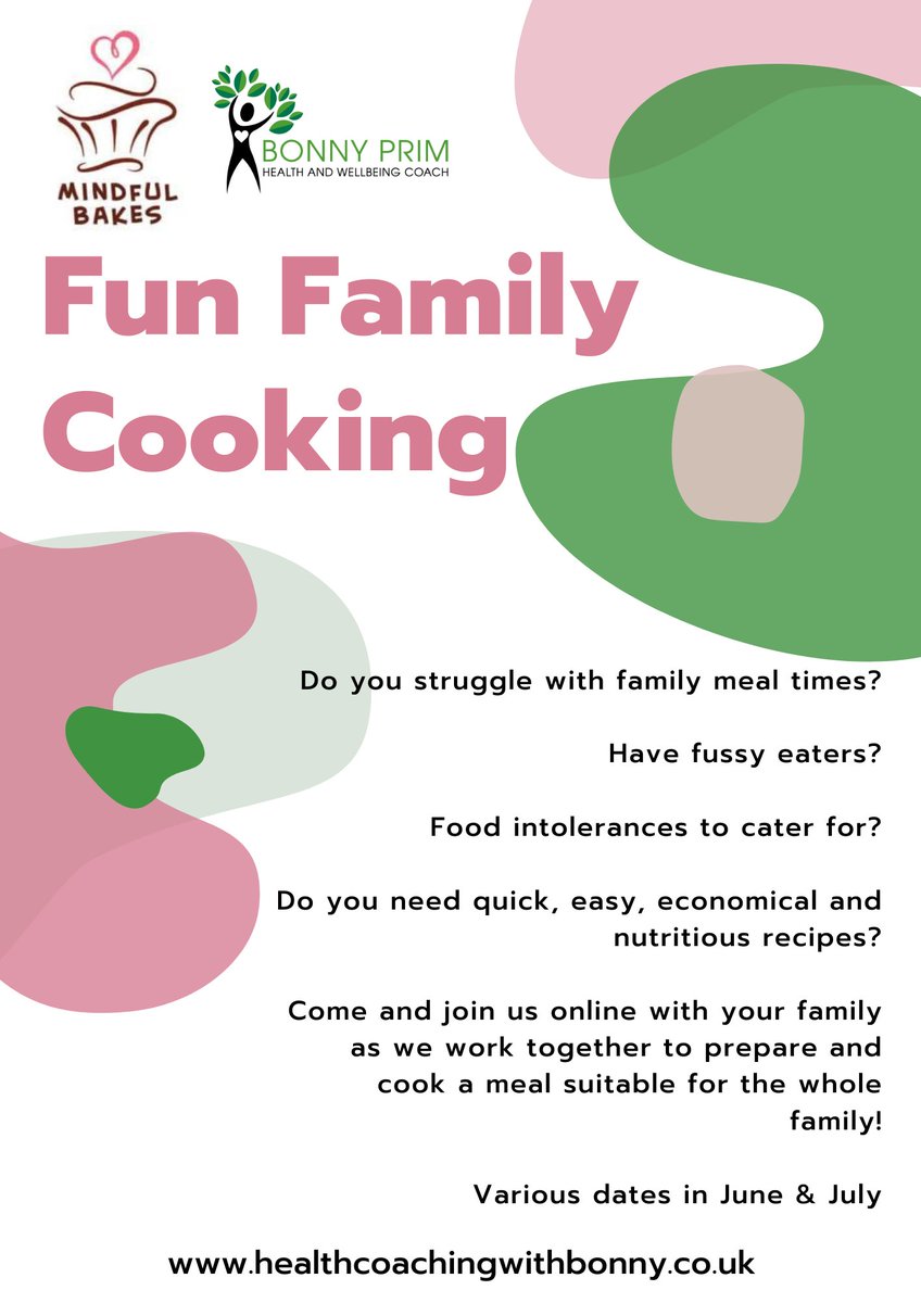 bonny_prim's tweet photo. There are still some tickets left!

Come and join us online with your family as we work together to prepare and cook a meal suitable for the whole family! Do you struggle with family meal times?

https://t.co/JLbcf9ZgjW https://t.co/IdPg2ww6DX