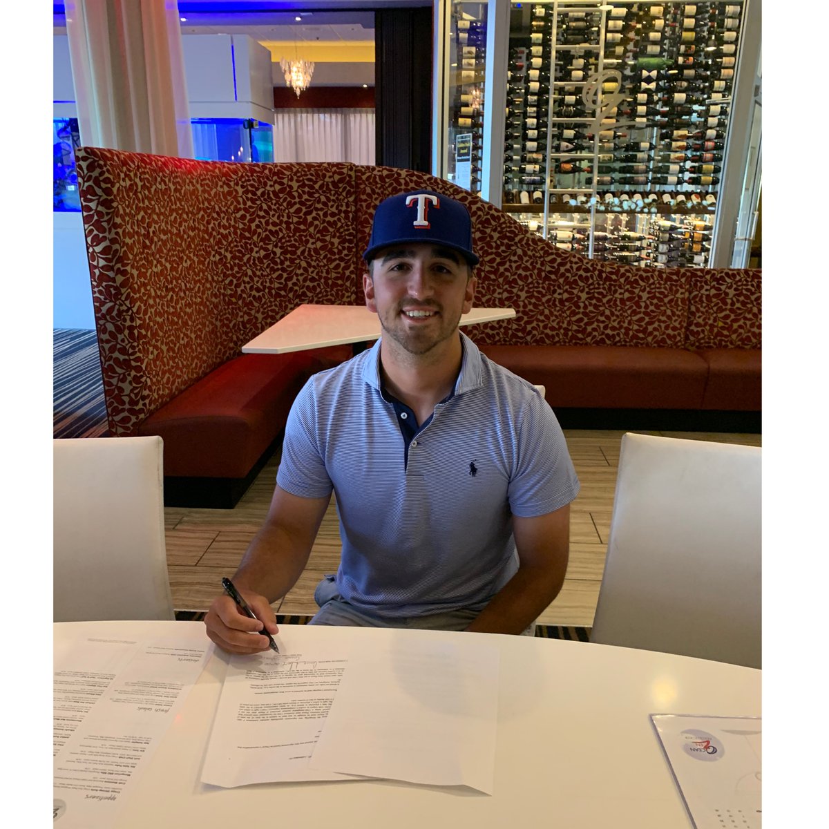 Congratulations <a href="/connor_sechler/">Connor Sechler</a> on signing with the <a href="/Rangers/">Texas Rangers</a>! Big future ahead!