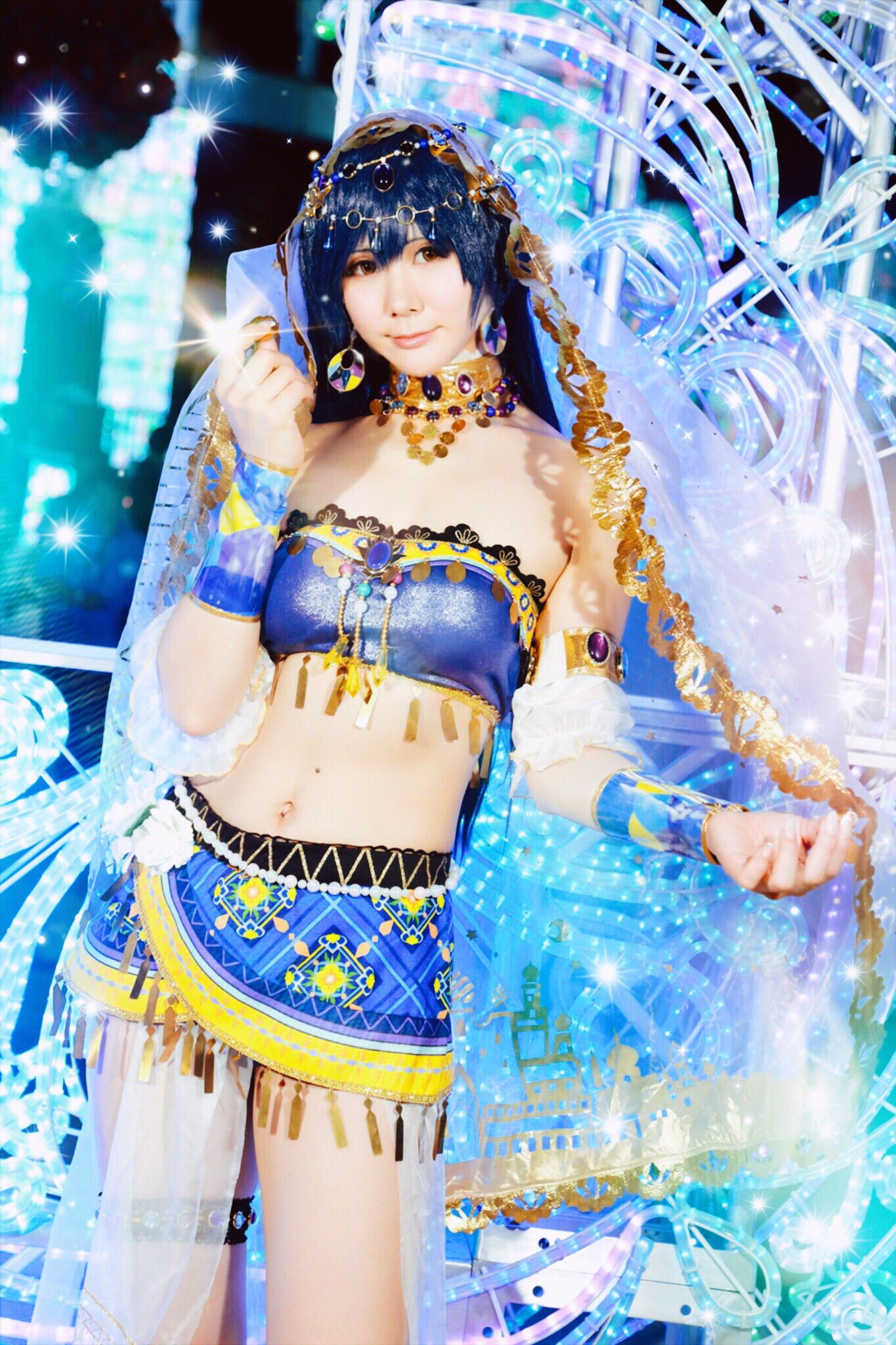 ラブライブ！踊り子覚醒後 園田海未 Love Live! ラブライブ! 踊り子編 覚醒後 園田海未 コスプレ衣装