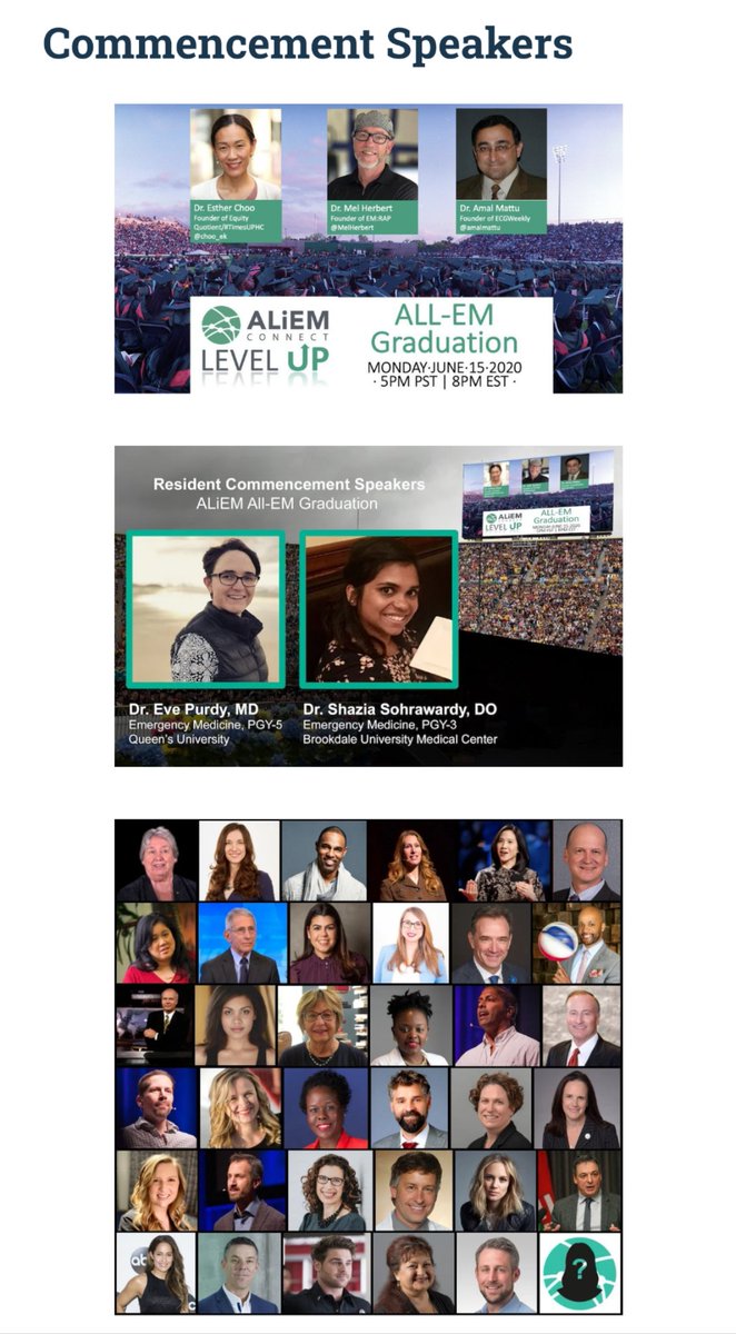 #MedTwitter: Get excited!🎉

🎓.<a href="/ALiEMteam/">Academic Life in EM</a> Connect #Classof2020 graduation is TONIGHT 5-6:15 pm PST/ 8-9:15 pm EST! 

Let's celebrate the courage &amp; resiliency of the #classof2020! So thankful for this amazing #MedEd event! 

bit.ly/3dbB2aJ