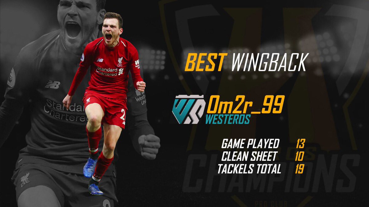 افضل ظهير في البطولة الف مبروك يابطل 🏅👏🏻💪🏻 .

🧤 : @sgr__9
🏠 : <a href="/WesteroSA_Club/">Westeros SA</a> 

#بروكلوب |#برو_كلوب|#HerosChampions .