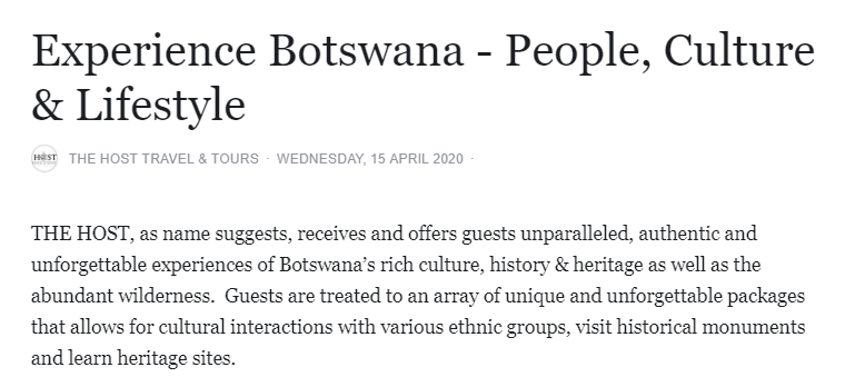 thehosttours's tweet photo. About Us

📧info@thehosttours.co.bw
📲 +267 72 706 404

#bwtravel #domestictravel #travellocally #heritagetours  #culturaltours #historicaltours #destinationbotswana #ilovebotswana #Botswana https://t.co/FODoKxXSiy