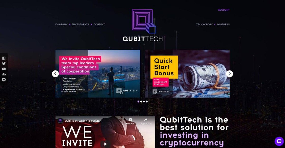 RealMonitoring's tweet image. 📢 NEW PROJECT - QUBITTECH💰😊

🚀 Started - June 1, 2020.

💰 up to 4% per day (deposit included)

💰 Refback from monitoring 700%

   Project Details - real-monitoring.com/details/lid/80/
💸 Invest - qubittech.ai/rmA9em
💰 Order a bonus - real-monitoring.com/refback/lid/80/