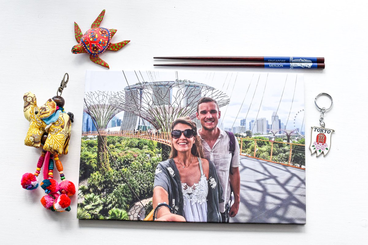 restlesspair's tweet photo. We've been home nearly a year 😱

After finally sorting though thousands of photos, we decided to display them in a #photobook!

@saaldigital_uk kindly gave us a discounted book &amp; the results are INCREDIBLE 🧡

Want to know more?! https://t.co/u41kZfl6Ry  🌈

#traveltribe #Ad https://t.co/mV7EuD2mL4
