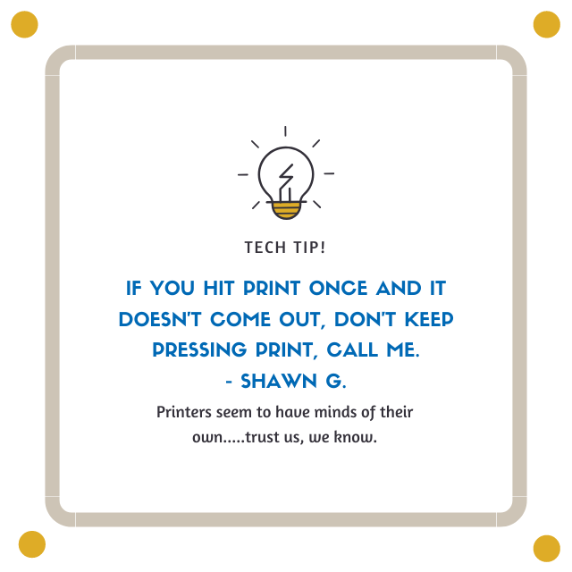 PACT_ONE's tweet photo. For some reason no matter how many times you hit print things just turn our better when you call us. ⚙️👍

#IT #ITtech #ITdepartment #ITservices #Technology #PrinterIssues #cyberthreat #ITproblems #ITsolutions #cybersecure #ITcontracting #DentalITSupport #technology https://t.co/Rm7r2Ucz1m