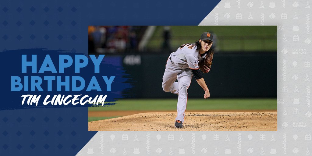 Happy Birthday Tim Lincecum! 