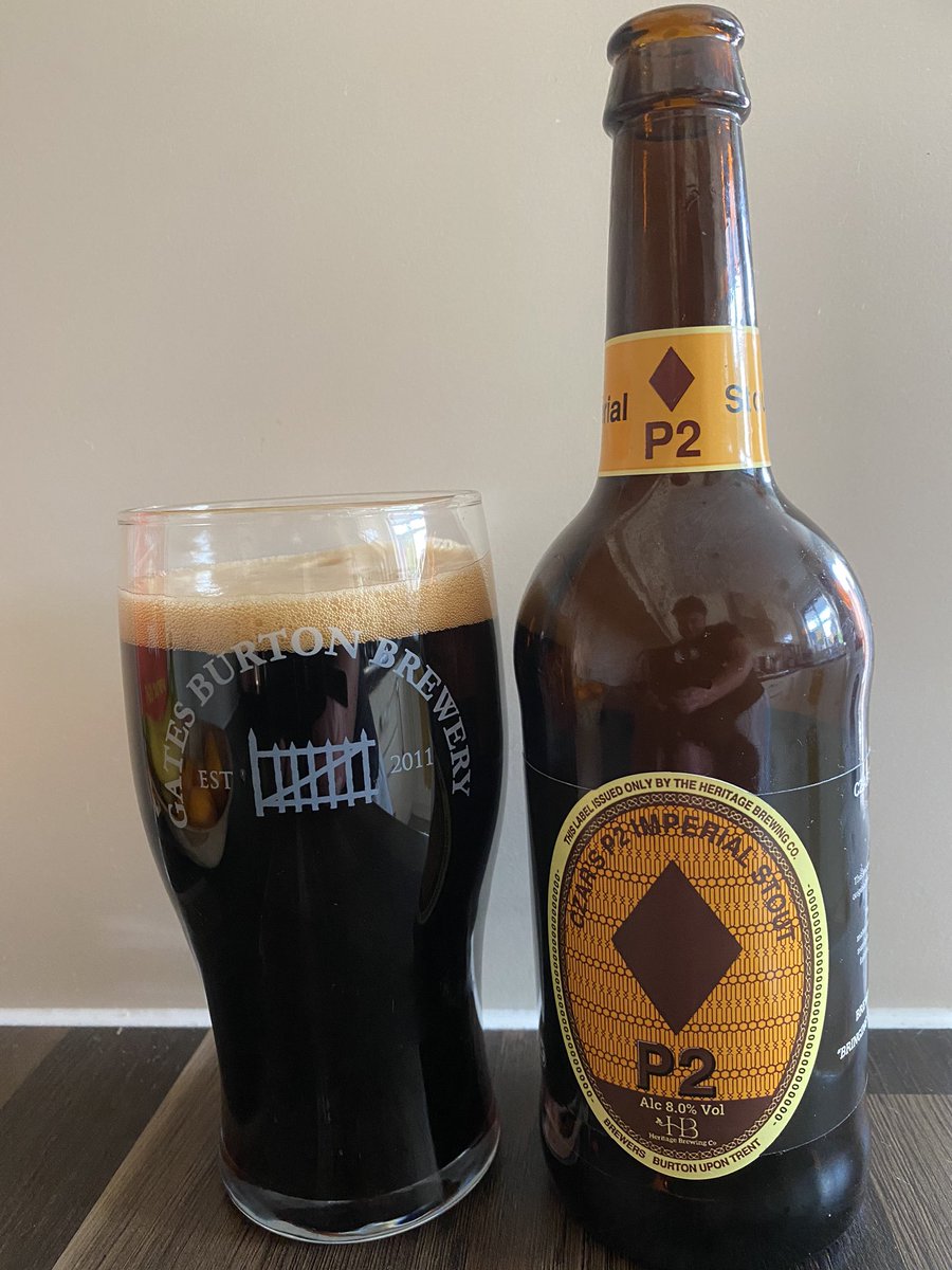 CaskConnoisseur's tweet photo. 7pm Cheers to celebrate #beerdaybritain 😁 Tonight’s choice is Czar’s P2 Imperial Stout - 8.0% ABV which is proudly brewed by @Heritagebrew 🍻 A smooth stout with lingering tastes of chocolate, a beer full of history🍻#beerdrinker #beeroclock #beerblogger #darkbeer #beautifulbeer https://t.co/BQaYyPk26p