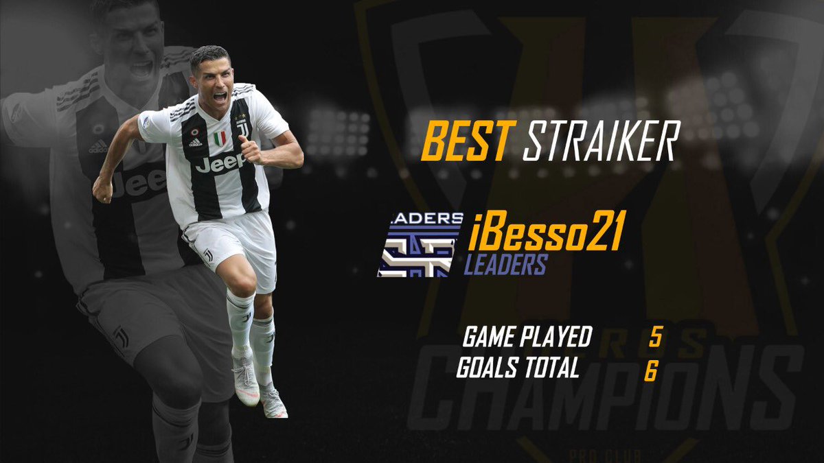 افضل مهاجم في البطولة الف مبروك يابطل 🏅👏🏻🏹 :

🧤 : <a href="/besso77/">besso77</a> 
🏠 : <a href="/LEADERS_CF/">Leaders FC</a> 

#بروكلوب |#برو_كلوب|#HerosChampions .