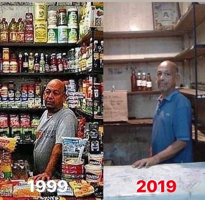 ElOsoDerechista's tweet image. El chavismo con la ideología nefasta del Socialismo destruyó a Venezuela. Llegaron al poder con las mismas palabras de “igualdad”, de “justicia social”, y hasta prometían una “soberanía alimentaria” pero ya sabemos cómo les fue con ese experimento fracasado. #NoALasExpropiaciones
