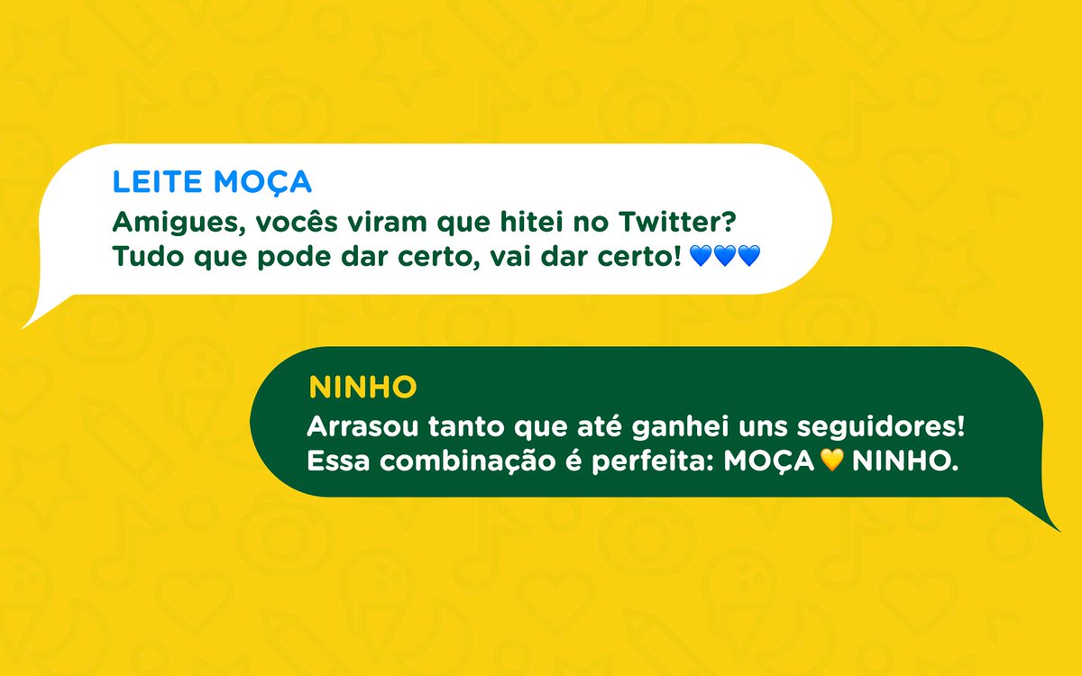 Eu ouvi flop? 💛 <a href="/leitemocanestle/">Leite Moça</a> <a href="/nescau/">NESCAU</a>