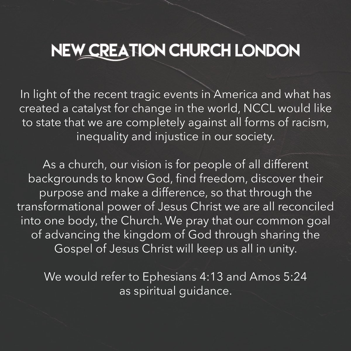 New Creation Church (@newccl) on Twitter photo 