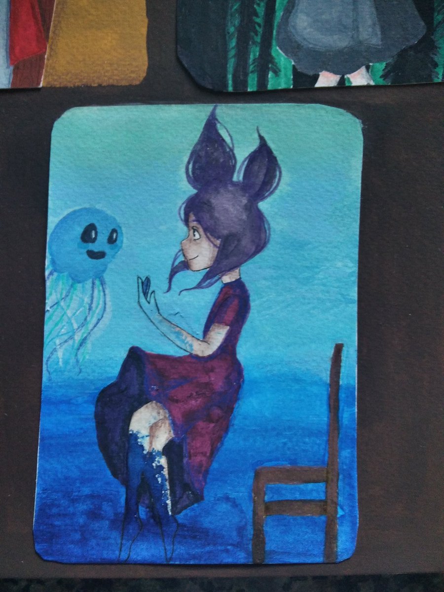 Rinie_uwu's tweet photo. A semana que eu postei isso no insta o tt tava uma loucura então n postei aqui
Eu levei um tempão nessa aquarela do #catghost
#elon #guideon #naarah
(❤️▪️🔄) https://t.co/ryGvjQDThR