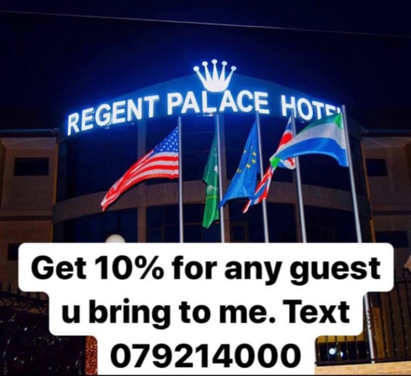 embassyofluxury's tweet photo. Now open for business. Get 10 percent comission for any guest you bring. Come try the cheese burger and many more. Text +23279214000/ email regentpalacehotel23@gmail.com https://t.co/2jCTtgOiC3