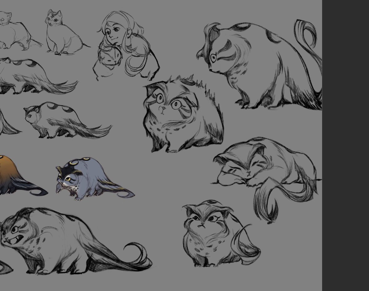 More Ersi things!! And designing her unnamed cat friend >:3 