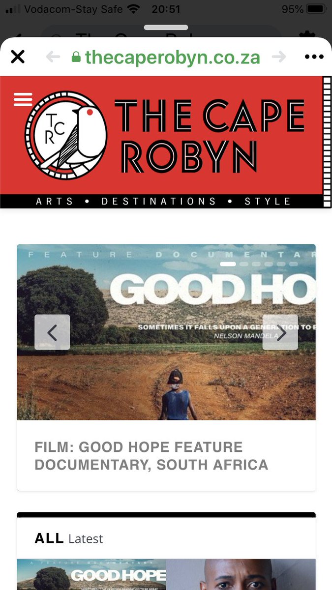 Robyn Y Cohen she/her #vaccinated (@thecaperobyn) on Twitter photo 🇿🇦Youth Day tomorrow- June 16, 2020. 🇿🇦 Time to reflect on hope.
See documentary film, Good Hope. Deets on TheCapeRobyn. Interviews with <a href="/ThuliMadonsela3/">Prof Thuli Madonsela #KindnessBuilds</a> & others.
#YouthDay2020
Film: Good Hope feature documentary
thecaperobyn.co.za/film-good-hope… 🇿🇦Youth Day tomorrow- June 16, 2020. 🇿🇦 Time to reflect on hope.
See documentary film, Good Hope. Deets on TheCapeRobyn. Interviews with <a href="/ThuliMadonsela3/">Prof Thuli Madonsela #KindnessBuilds</a> & others.
#YouthDay2020
Film: Good Hope feature documentary
thecaperobyn.co.za/film-good-hope…