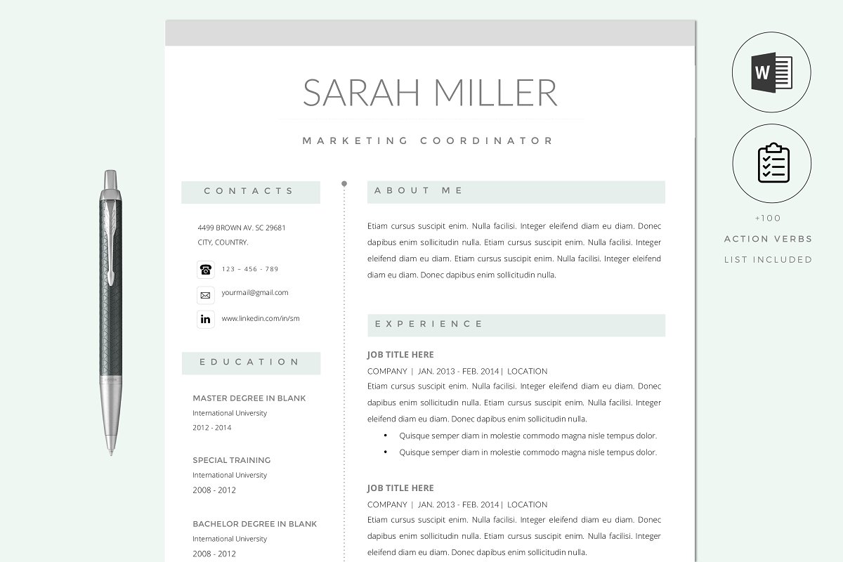 SmashingList's tweet image. Free Resume CV Template &amp;amp; Cover Letter - bit.ly/2ACSHe1

#resume #CVTemplate