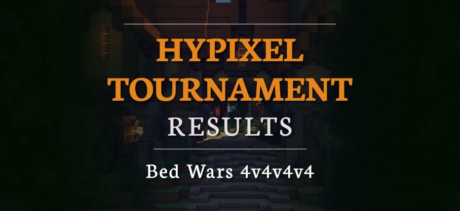 The Bed Wars Tournament has ended - Congratulations to our top 100 players! It's an outstanding achievement since we had over 170k participate! We are wheely excited to see you all at the next tournament... 🏎️

You can see the full list of top 100 here - hypixel.net/threads/300810…